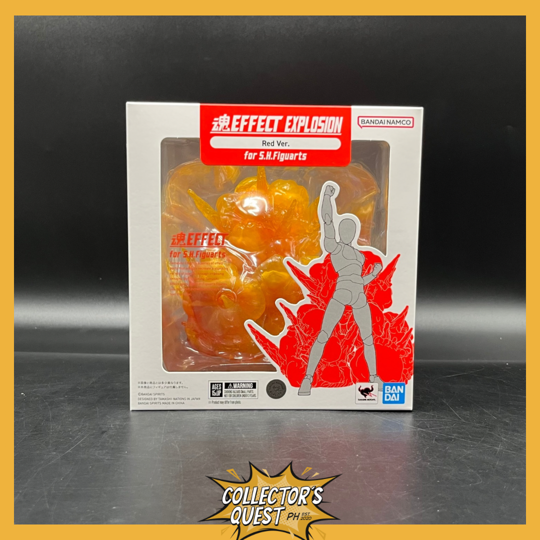 (IN STOCK) Bandai Tamashii Effect Explosion Red Ver. for SHFiguarts