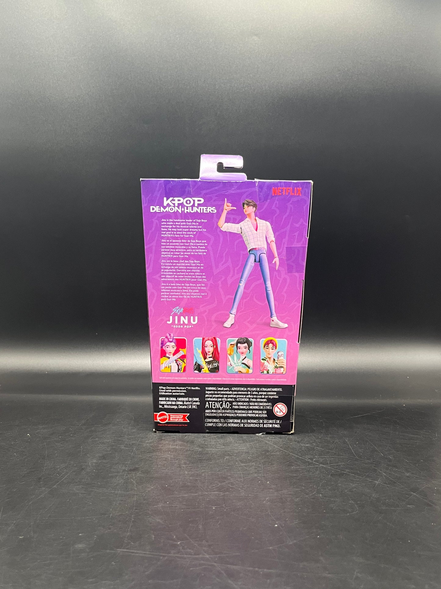 (IN STOCK) Mattel KPOP Demon Hunters Saja Boys: Jinu Action Figure