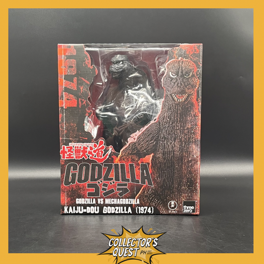 (IN STOCK) Threezero KAIJU-DOU Godzilla vs. Mechagodzilla: Godzilla (1974) Action Figure