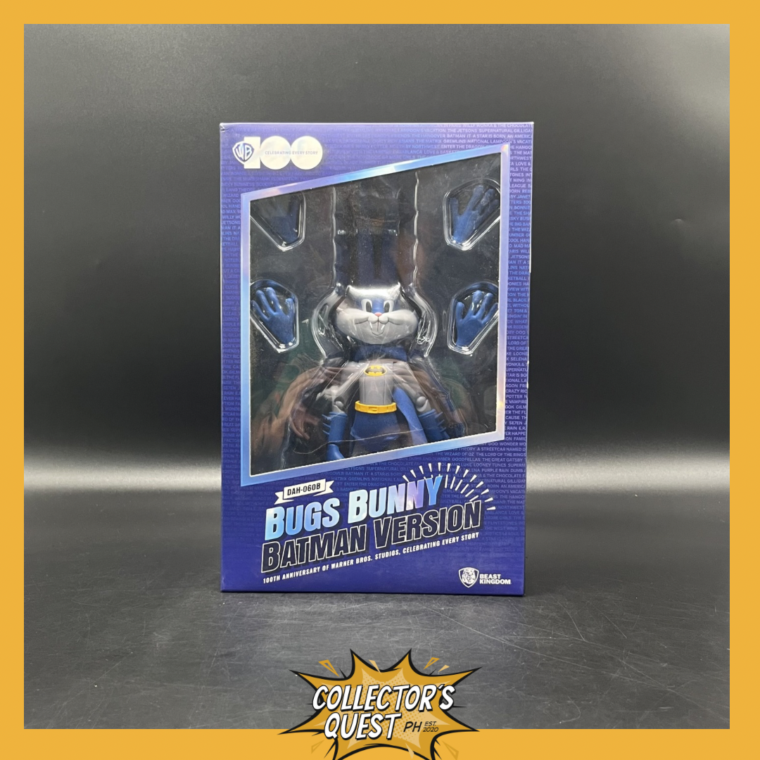 (IN STOCK) Beast Kingdom DAH-060B 100th Anniversary of Warner Bros. Studios Bugs Bunny Batman Version Action Figure