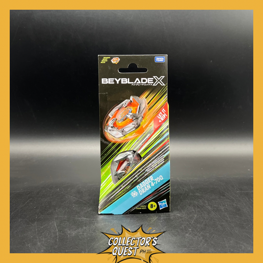 (IN STOCK) Beyblade X Dagger Dran 4-70Q Booster Pack Set with Takara Tomy Attack-Type Top