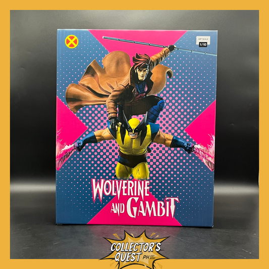 (IN STOCK) Iron Studios X-Men ‘97 Wolverine & Gambit Deluxe Art Scale 1/10 Statue