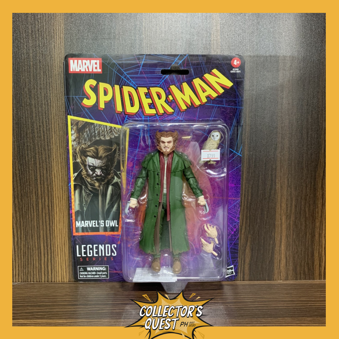 (IN STOCK) Marvel Legends Spiderman Retro Carded Marvel's Owl Action Figure