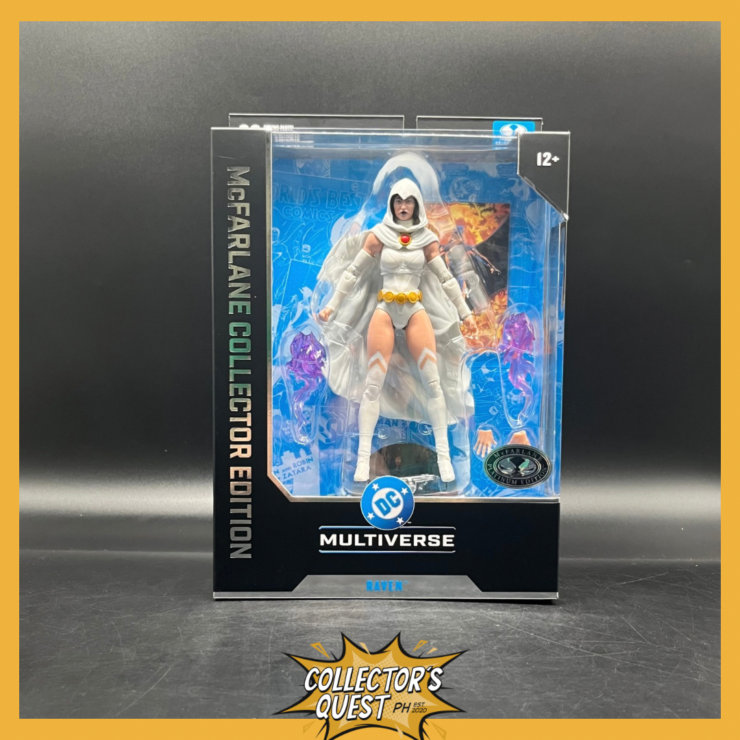 (IN STOCK) (PLATINUM) DC Mcfarlane Collector's Edition Raven Action Figure
