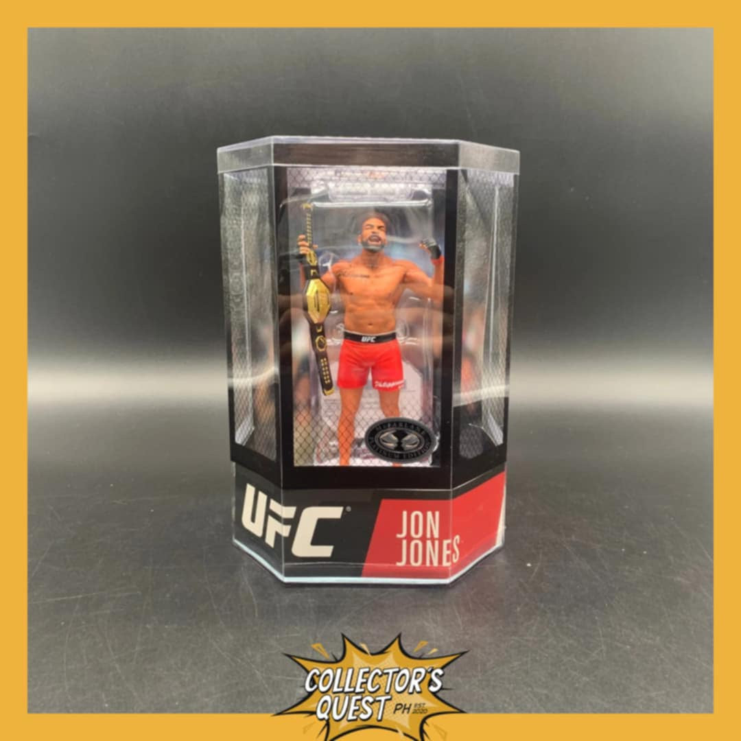 (IN STOCK) Mcfarlane Toys Digital UFC Jon Jones (PLATINUM) Posed Statue