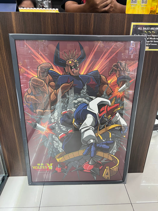 (IN STOCK) Voltes V Licensed Poster Fighting Version