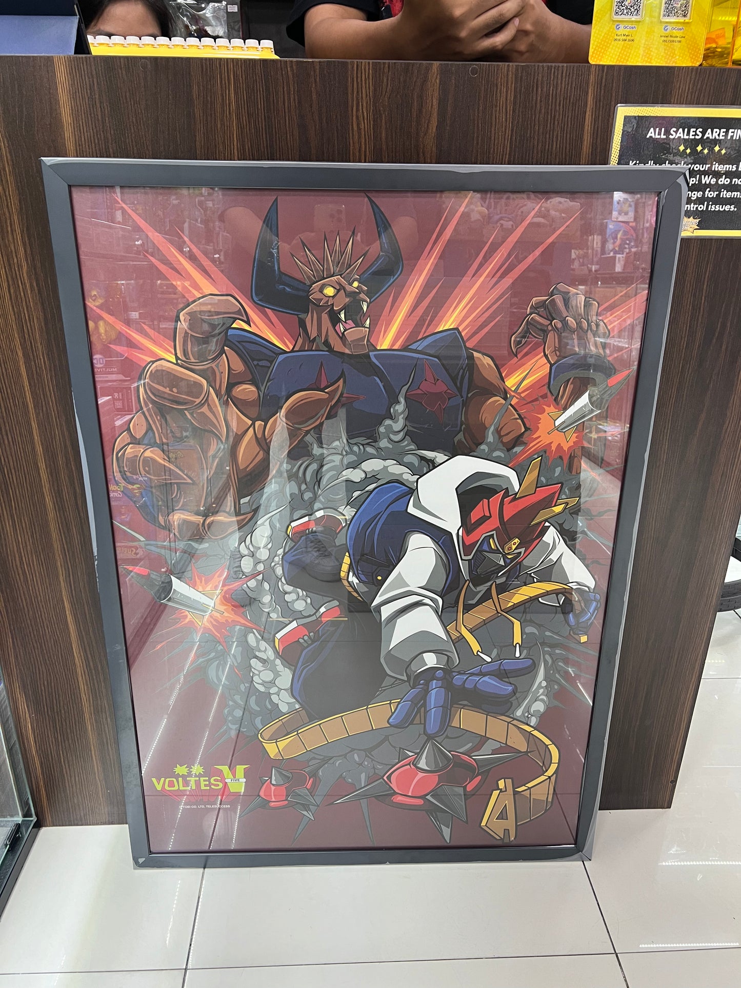 (IN STOCK) Voltes V Licensed Poster Fighting Version