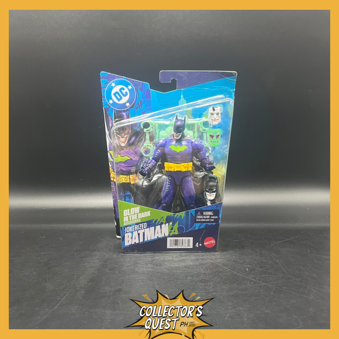 (IN STOCK) Mattel DC Premiere Series 6.5 Inch: Jokerized Batman Action Figure