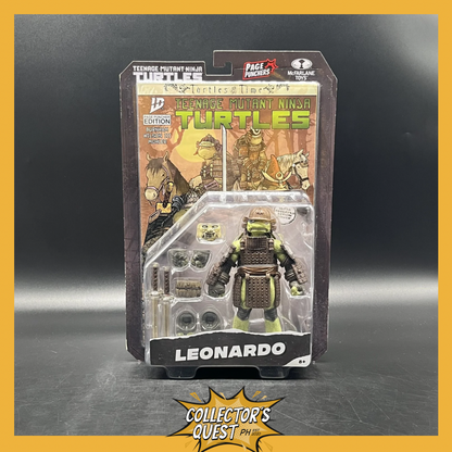 (IN STOCK) Mcfarlane TMNT Teenage Mutant Ninja Turtles Turtles in Time Leonardo Action Figure with Comic