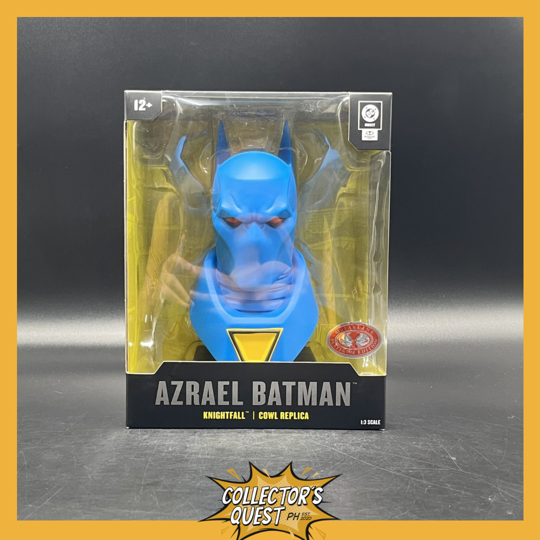 (IN STOCK) Mcfarlane DC Direct 1/3 Scale Azrael Batman (Batman Knightfall) Cowl Replica