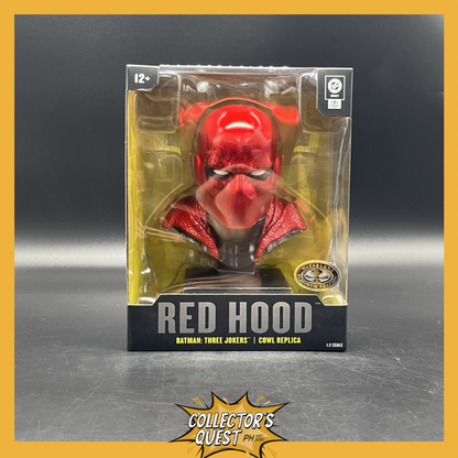 (IN STOCK)(CHASE) Mcfarlane DC Direct 1/3 Scale Red Hood (Batman: Three Jokers) Cowl Replica