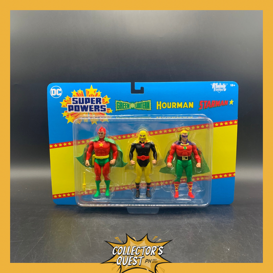 (IN STOCK) DC Super Powers Green Lantern, Hourman, & Starman Action Figure 3 Pack