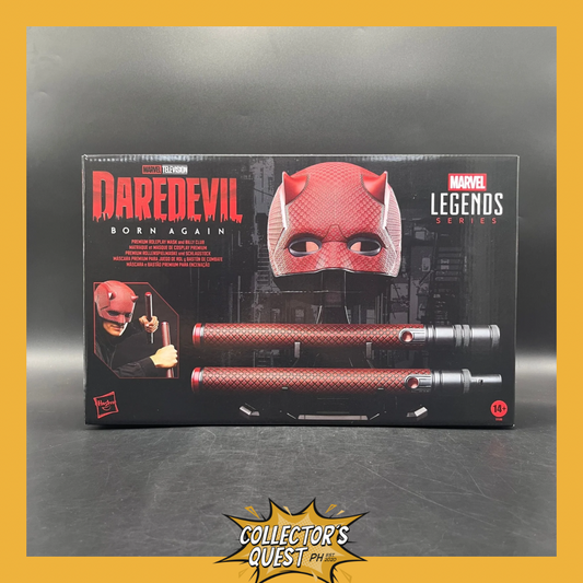 (IN STOCK) Marvel Legends Series Daredevil Born Again Premium Roleplay Mask and Billy Club Set