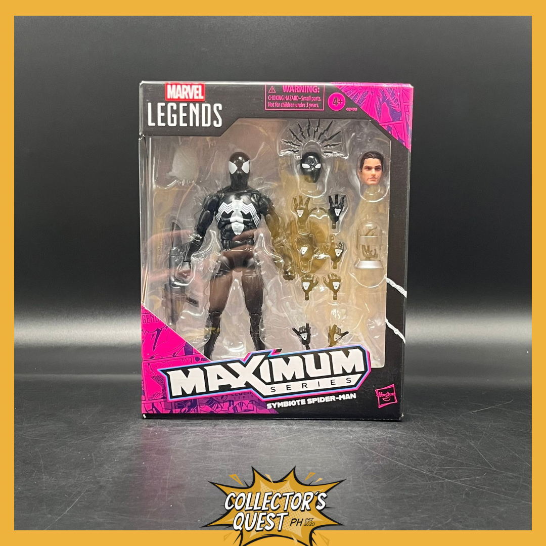 (IN STOCK) Marvel Legends Maximum Series Symbiote Spider-Man Action Figure
