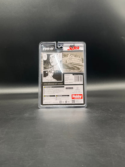 (IN STOCK) Hobby Japan Initial D 30th Anniversary Mitsubishi Lancer RS Evolution IV / INITIAL D Seiji Iwaki vs Takumi Fujiwara 1/64 Scale Diecast Vehicle