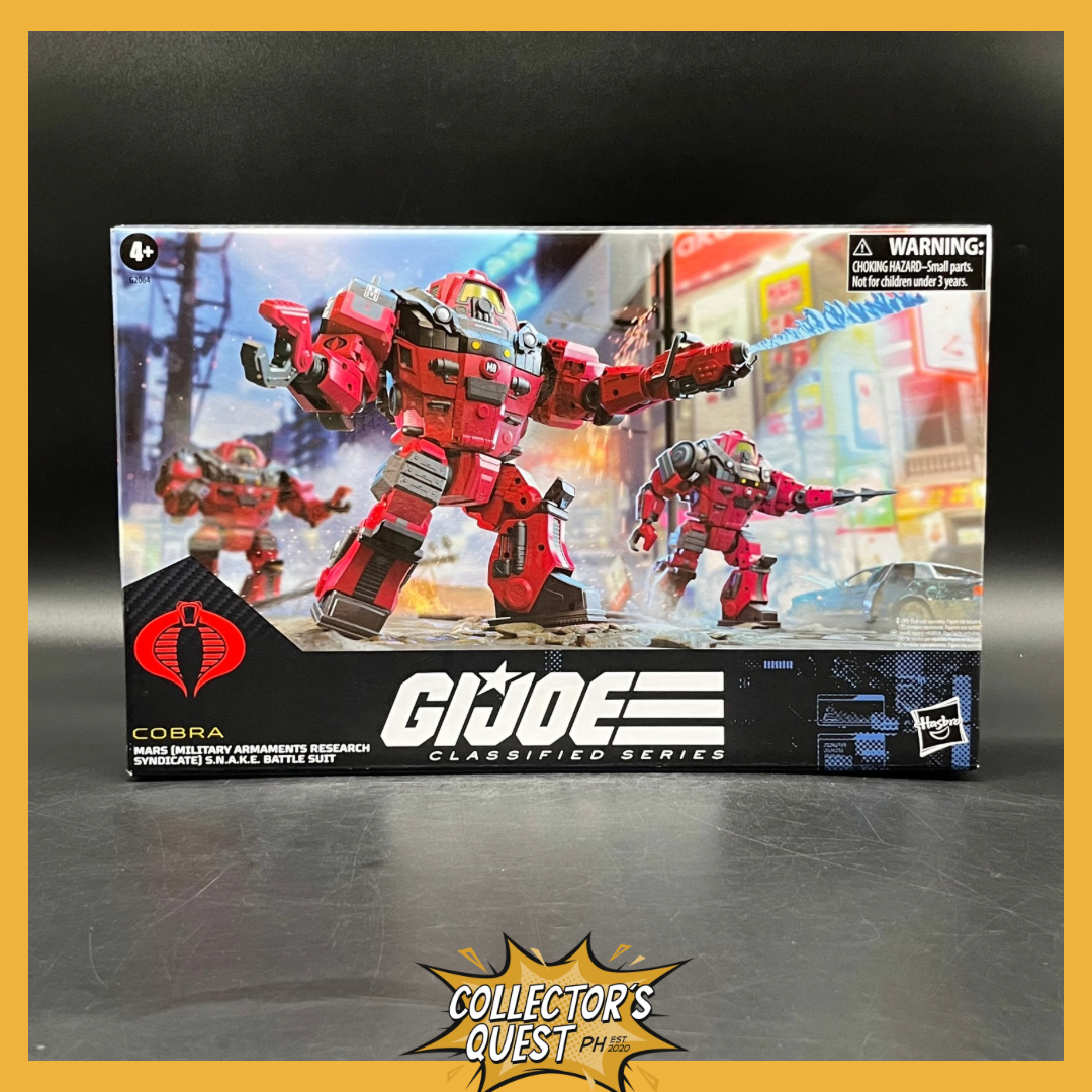 (IN STOCK)  G.I. Joe Cobra Mars Military Armaments Research Syndicate Snake Battle Suit