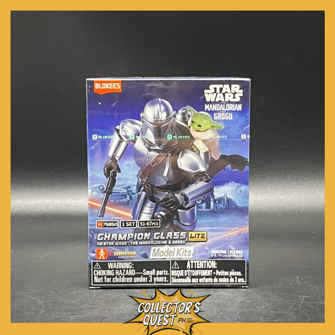 (IN STOCK) 75850 BLOKEES Star Wars CC Lite 01 - Mandalorian and Grogu Blind Box