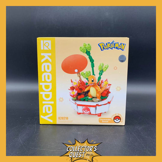 (IN STOCK) (KEEPPLEY) KEEPPLAY   Pokemon Charmander Bonsai Building Block Set