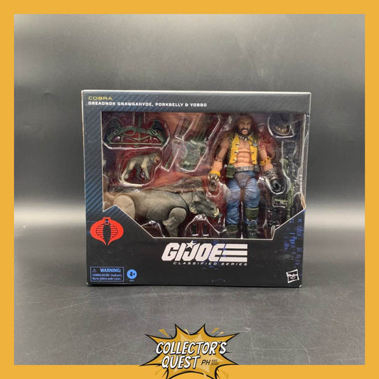 (IN STOCK) G.I. Joe Classified Series Dreadnok Gnawgahyde and Pets Porkbelly & Yobbo Action Figure