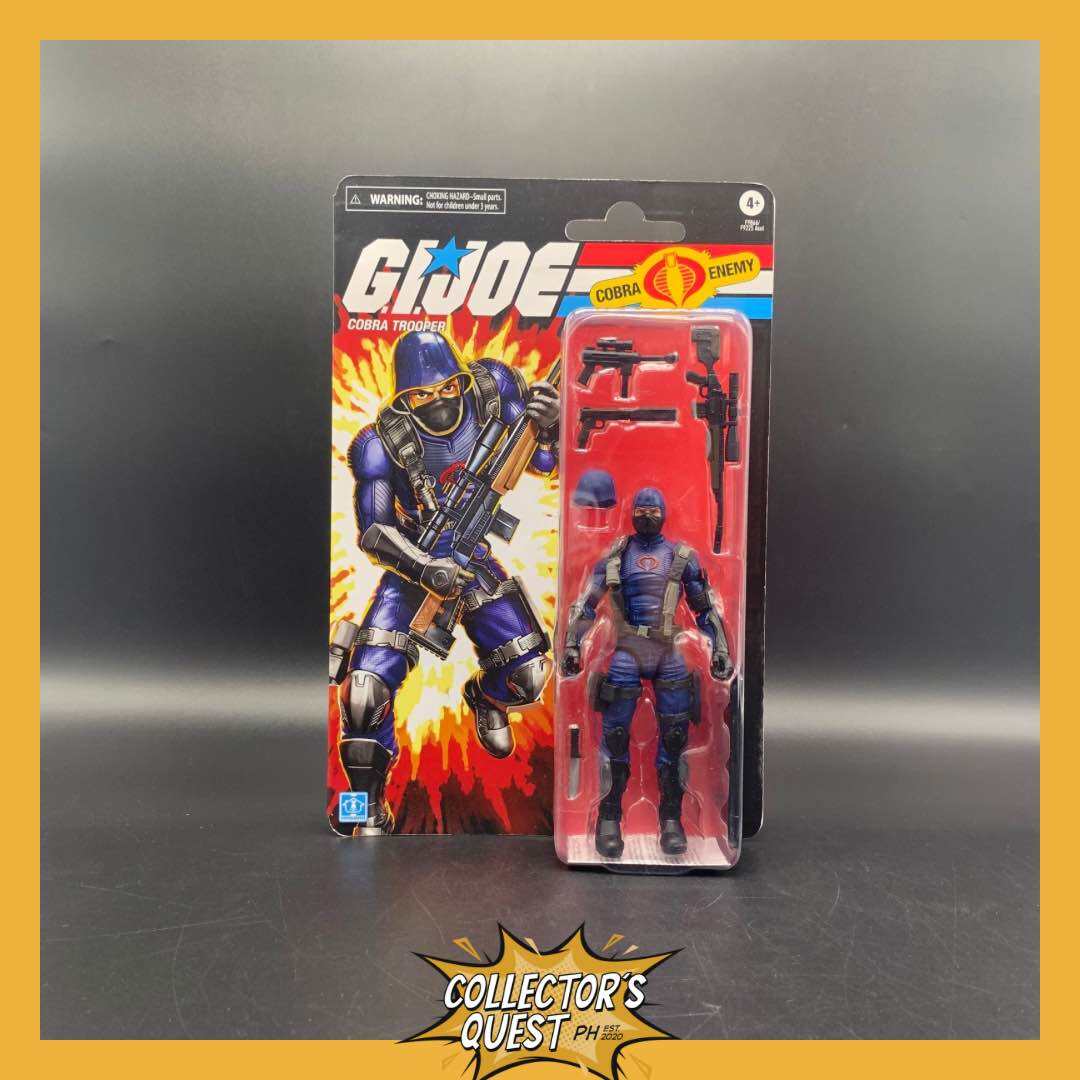 (IN STOCK) G.I. Joe Classified Series Retro Cardback Cobra Trooper Action Figure