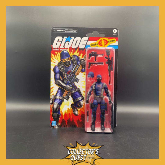 (IN STOCK) G.I. Joe Classified Series Retro Cardback Cobra Trooper Action Figure