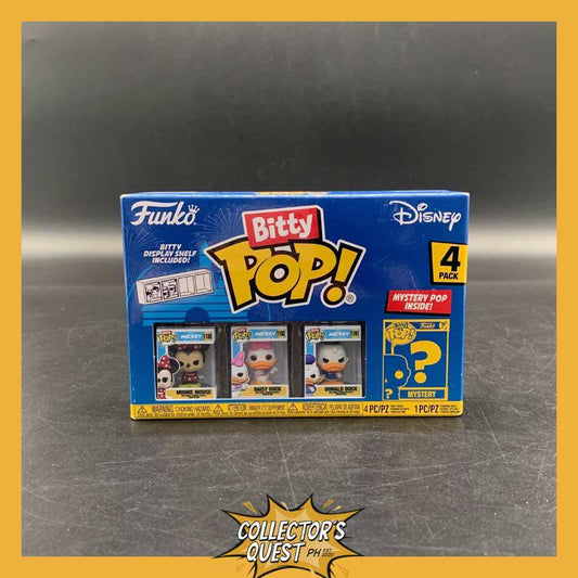 (IN STOCK) Funko Bitty Pop! Disney Mini Collectible Toys 4 Pack Minnie Mouse, Daisy Duck, Donald Duck & Mystery Chase Vinyl Figure