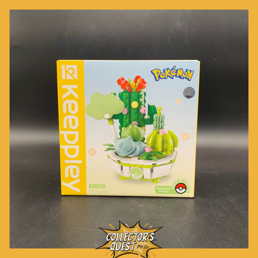 (IN STOCK) (KEEPPLEY) KEEPPLAY Pokemon Bulbasaur Bonsai Building Block Set