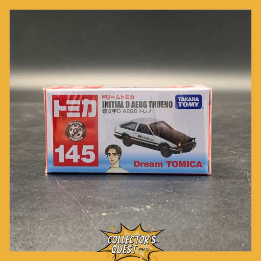 (IN STOCK) Takara Tomy Tomica Dream 145 Initial D AE86 Trueno Diecast Vehicle