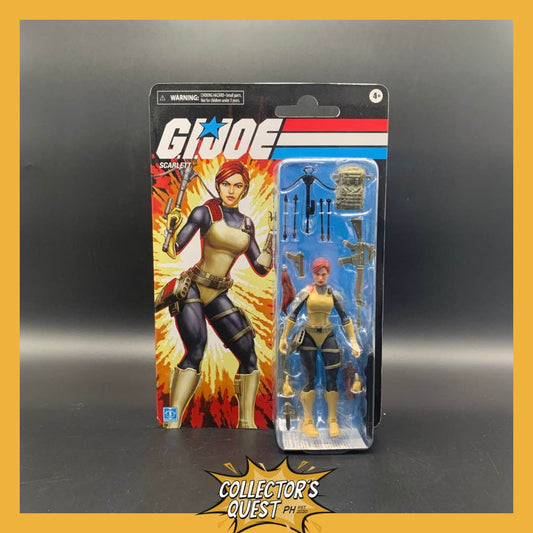 (IN STOCK) G.I. Joe Classified Series Retro Carded Scarlett Action Figure