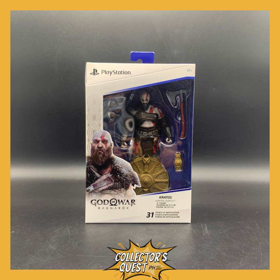(IN STOCK) PlayStation God of War Ragnarök, 6” Kratos Action Figure
