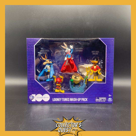 (IN STOCK) DC Comics Looney Tunes Mash-Up Pack, Limited Edition WB 100 YEAR Anniversary 5 Looney Tunes x DC Figures