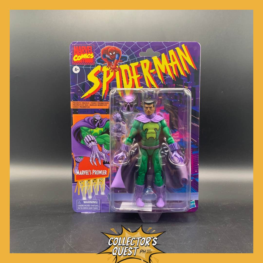 (IN STOCK) Marvel Legends Spiderman Retro Carded Prowler Figure