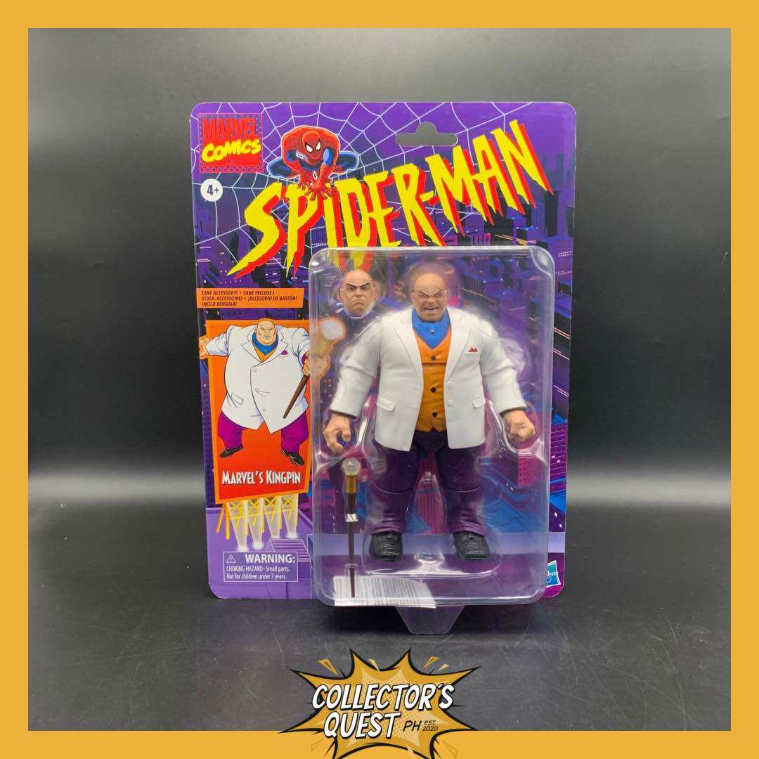 (IN STOCK) Marvel Legends Spiderman Retro Carded Kingpin Figure