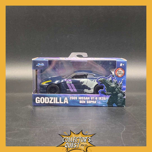 (IN STOCK) Jada Toys 1:32 Godzilla Nissan GTR Ben Sopra Diecast Vehicle