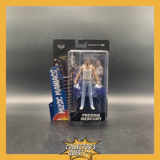 (IN STOCK) Mcfarlane Toys Freddie Mercury (Music Maniacs: Rock) 6 inch Posed Figure