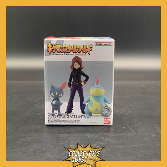 Pokemon Scale World Johto Region Silver & Croconow & Sneasel Figure Set