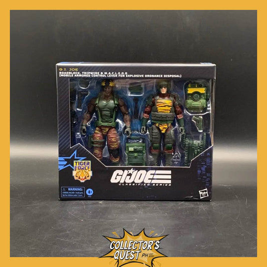 (IN STOCK) G.I. Joe Classified Series Roadblock, Tripwire, & M.A.C.L.E.O.D. Action Figure Set