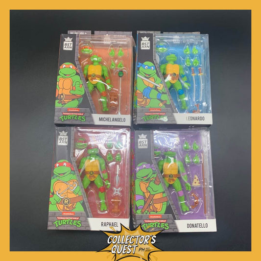 (IN STOCK) BST AXN Teenage Mutant Ninja Turtles Leonardo, Raphael, Michelangelo, Donatello Set
