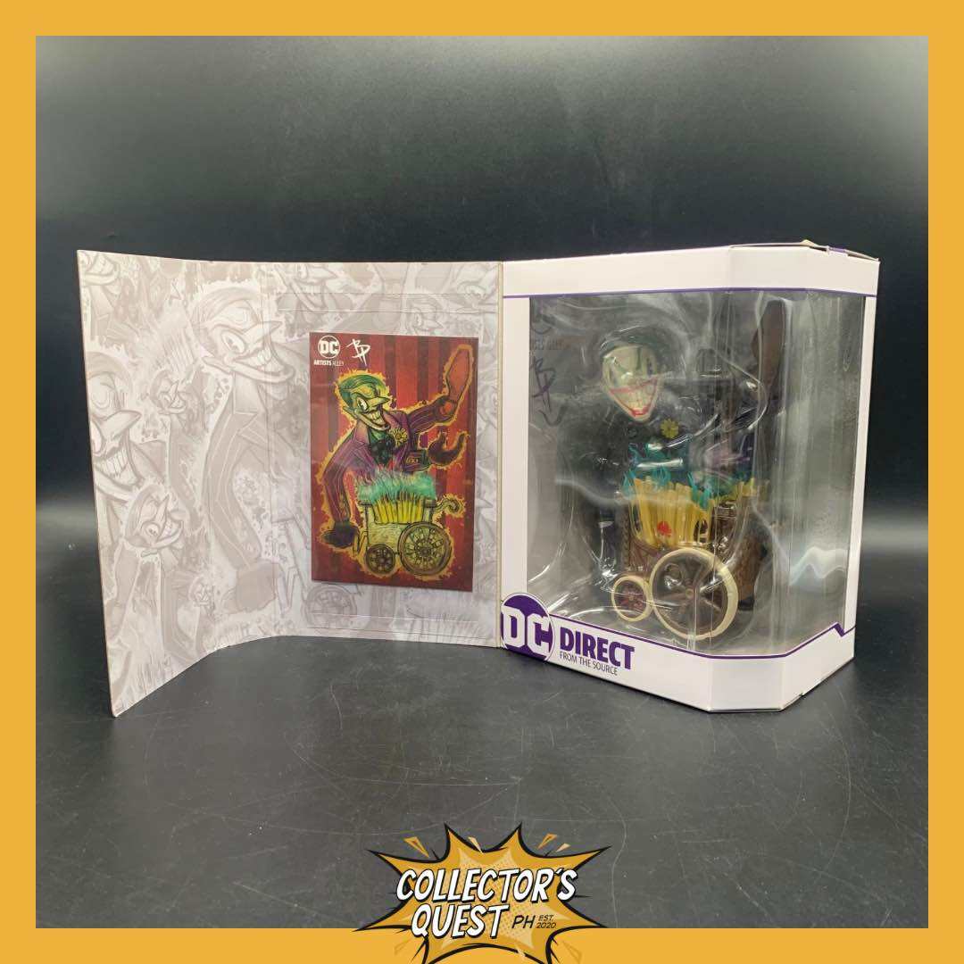 (IN STOCK) DC Artists Alley The Joker by Brandt Peters (DC Direct) 7" Statue