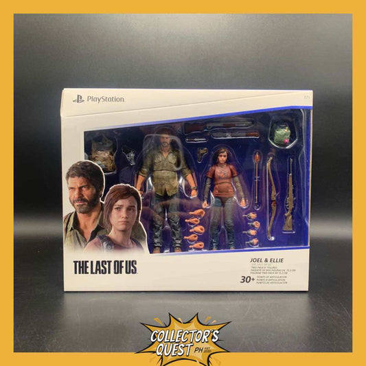 (IN STOCK) PlayStation The Last of US, 2-Pack 6” Joel & Ellie Action Figures