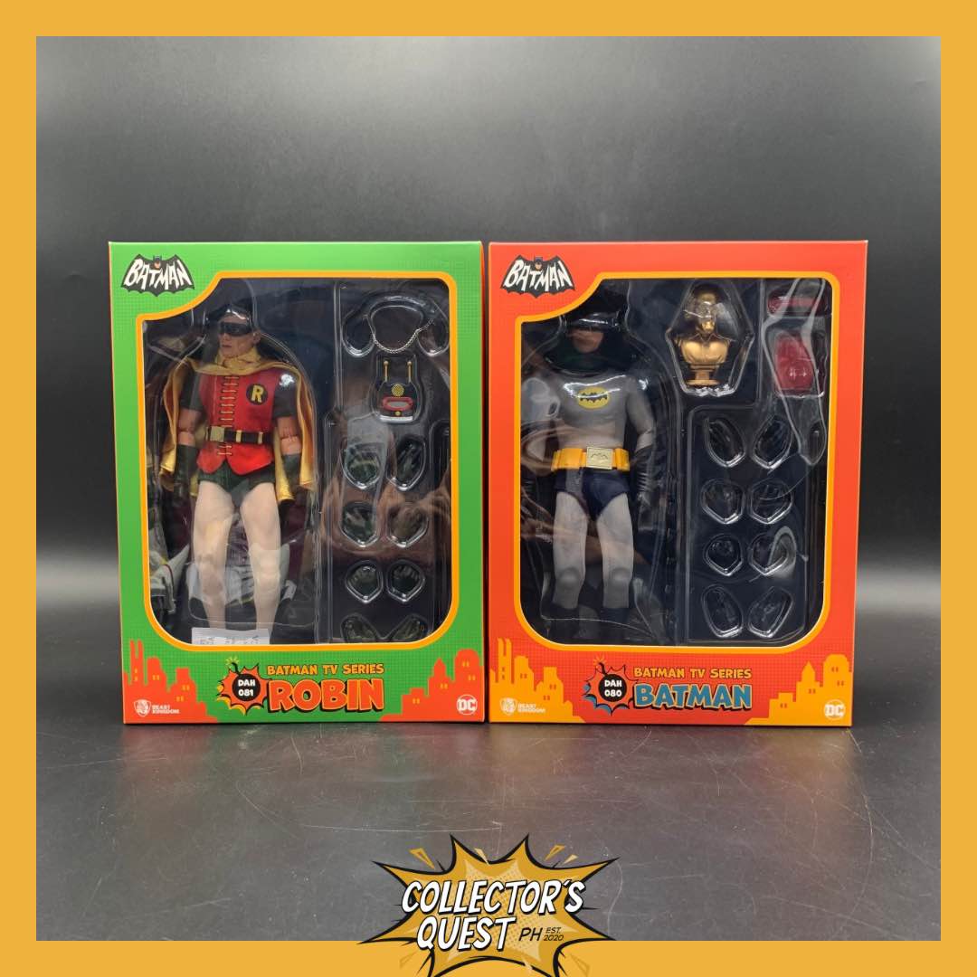 (IN STOCK) Beast Kingdom Batman Classic TV Series Batman & Robin Action Figure