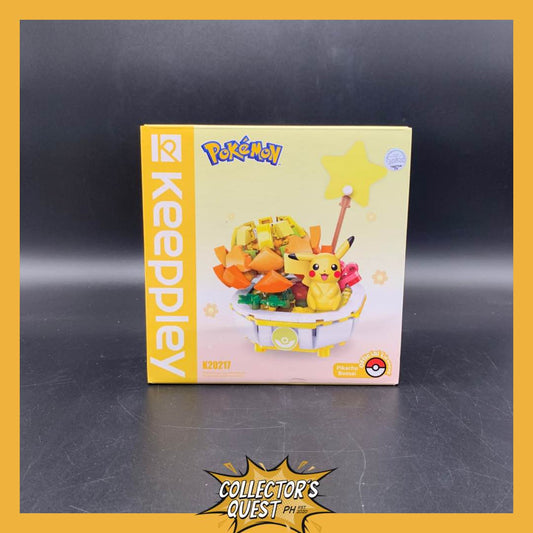 (IN STOCK) (KEEPPLEY) KEEPPLAY  Pokemon Pikachu Bonsai Building Block Set