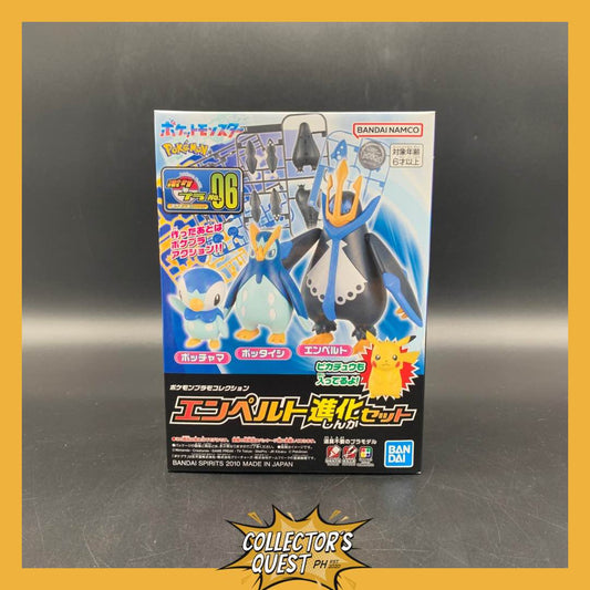 (IN STOCK) Pokémon Plamo Collection 6 Select Series Empoleon Evolution Set Model Kit
