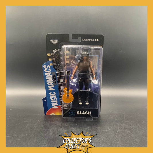 (IN STOCK) Mcfarlane Toys Slash (Music Maniacs: Rock) 6 inch Posed Figures