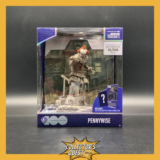 McFarlane Toys WB 100: Pennywise (It Chapter Two) Movie Maniacs 6" Posed Figure