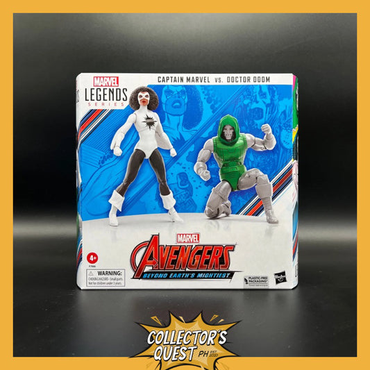 (IN STOCK) Hasbro Marvel Legends Series Captain Marvel vs. Doctor Doom 2 Pack Action Figure