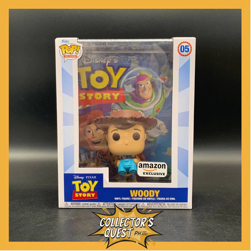 (IN STOCK) Funko Pop Amazon Exclusive VHS Cover Toy Story Woody Vinyl Figure