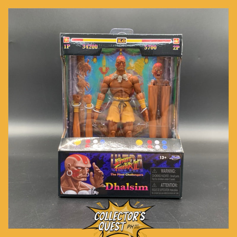 (INSTOCK) 34220 Jada Toys Street Fighter Dhalsim Action Figure