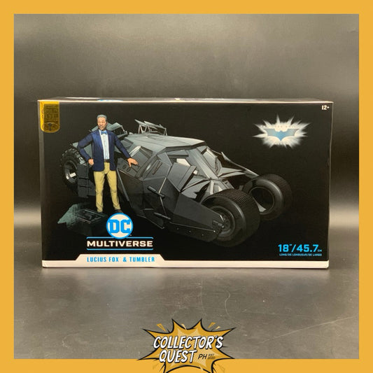 (IN STOCLK) DC 7In Scale Vehicles - Tumbler with Lucius Fox (The Dark Knight) (Gold Label)