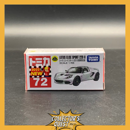 (IN STOCK) Takara Tomy Tomica No. 72-7 Lotus Elise Sport 220 11 Diecast Vehicle